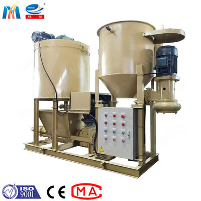KGP Grout Station Piston Grout Pumps Station With Two Mxing Barrels