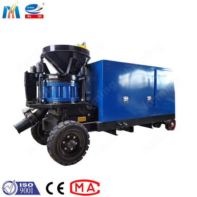 KPZ - 7 Diesel Concrete Jet Gunite Equipment  22 hp For Construction Pit Support