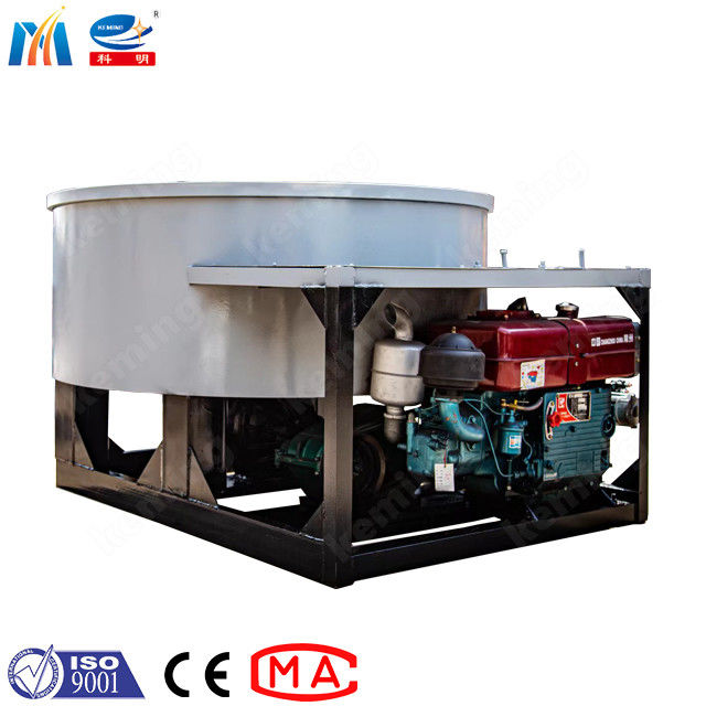 Pan Diesel Concrete Mixers With Liner And Customized Wheels