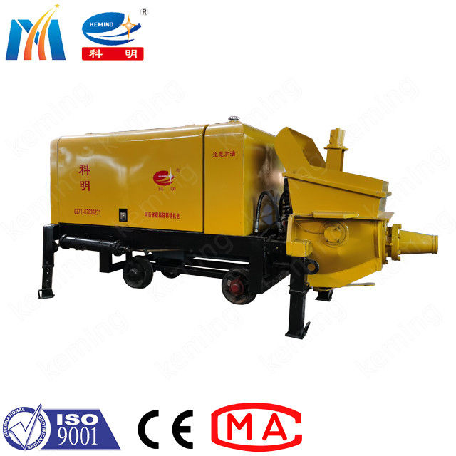 Keming -30 Concrete Pump Machine S Tube Valve Pump For Construction Wet Concrete Conveying