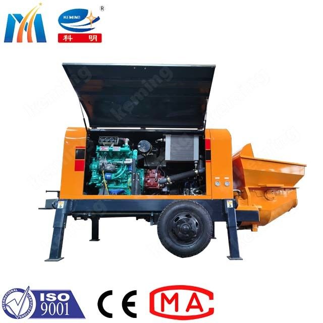 Keming Diesel Mini Concrete Pump Machine For Wet Concrete Conveying