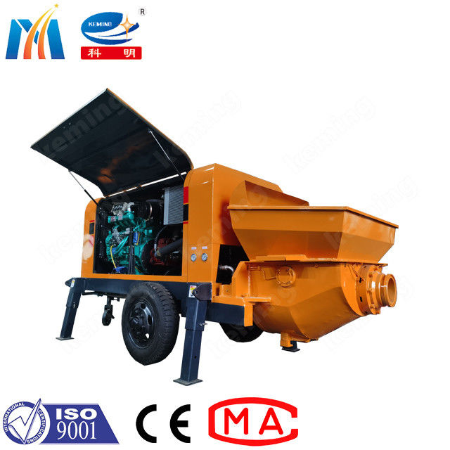 Keming Diesel Mini Concrete Pump Machine For Wet Concrete Conveying
