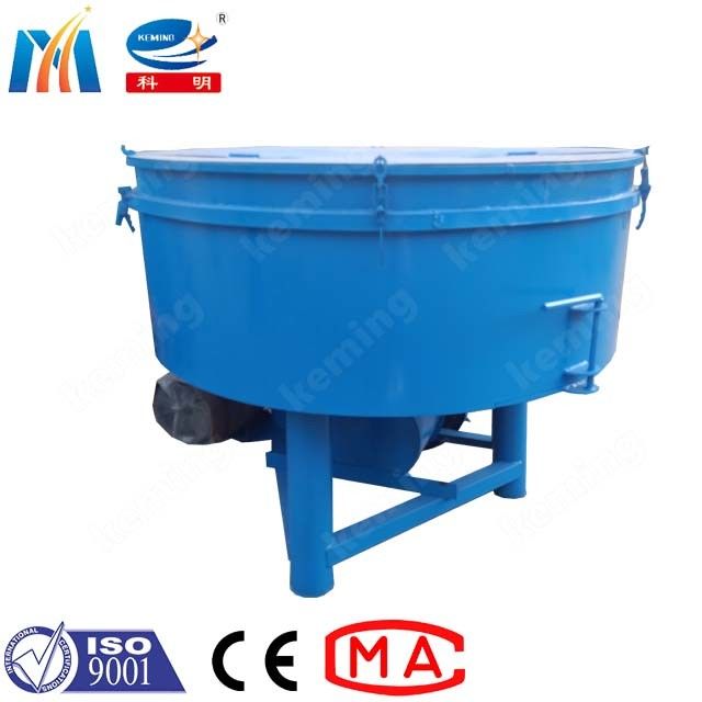 Kjw 750 L Flat Mouth Concrete Pan Mixer Equipment For House Construction