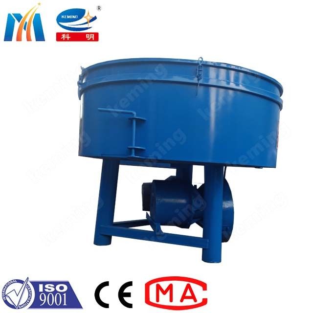 Kjw 750 L Flat Mouth Concrete Pan Mixer Equipment For House Construction