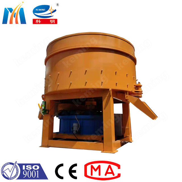 Pan Diesel Concrete Mixers With Liner And Customized Wheels