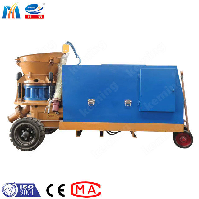22hp Diesel Dry Shotcrete Machine with 250m Max Conveying Distance and 15-20mm Max Aggregate Size for Tunnel and Underground Works