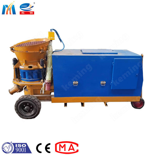 22hp Diesel Dry Shotcrete Machine with 250m Max Conveying Distance and 15-20mm Max Aggregate Size for Tunnel and Underground Works