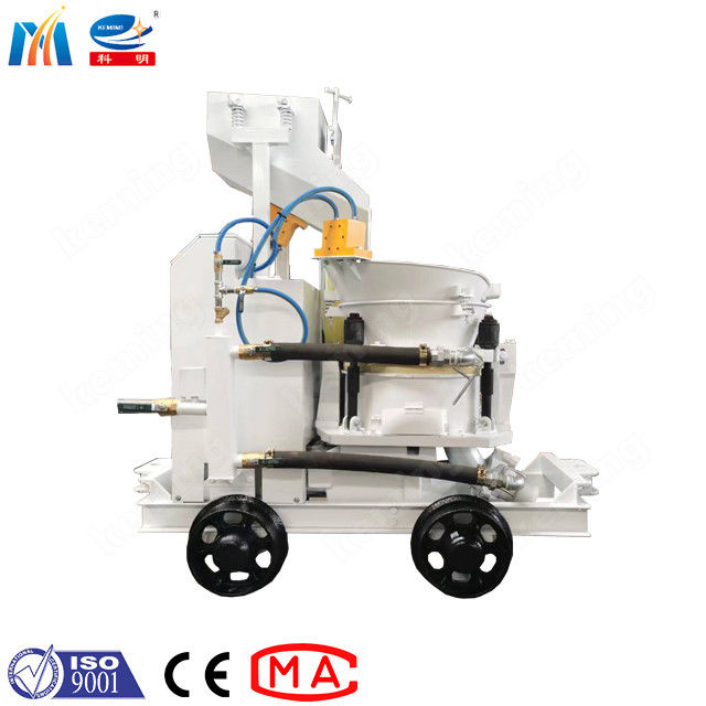 4-6M3/H Dedusting Dry Mix Shotcrete Machine With Patent MA Certificate