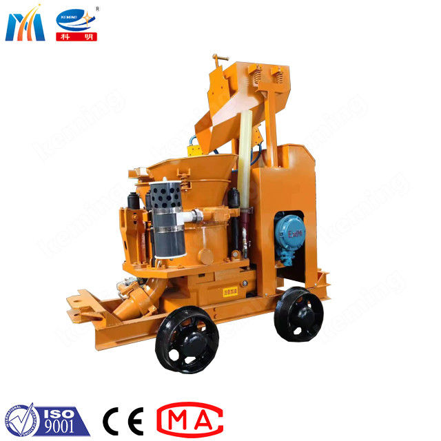 CE ISO Dry Shotcrete Machine 5.5Kw Dedusting Shotcrete Equipment
