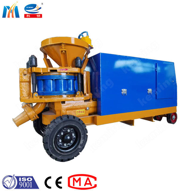 Diesel Engine Portable Wet Shotcrete Machine KSP Series For Tunnel Support