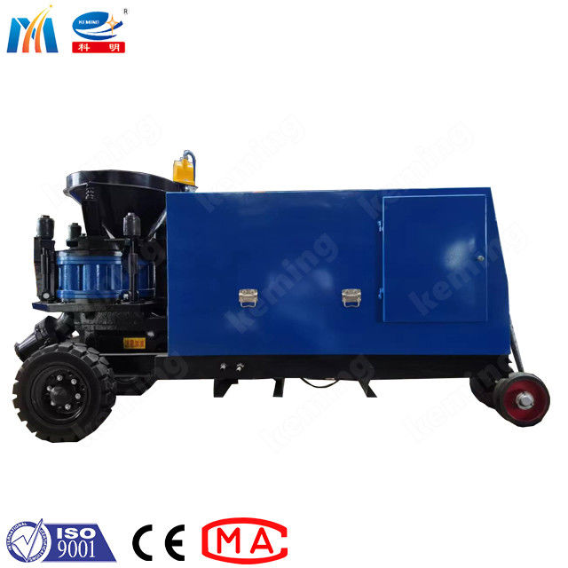 Diesel Engine Portable Wet Shotcrete Machine KSP Series For Tunnel Support