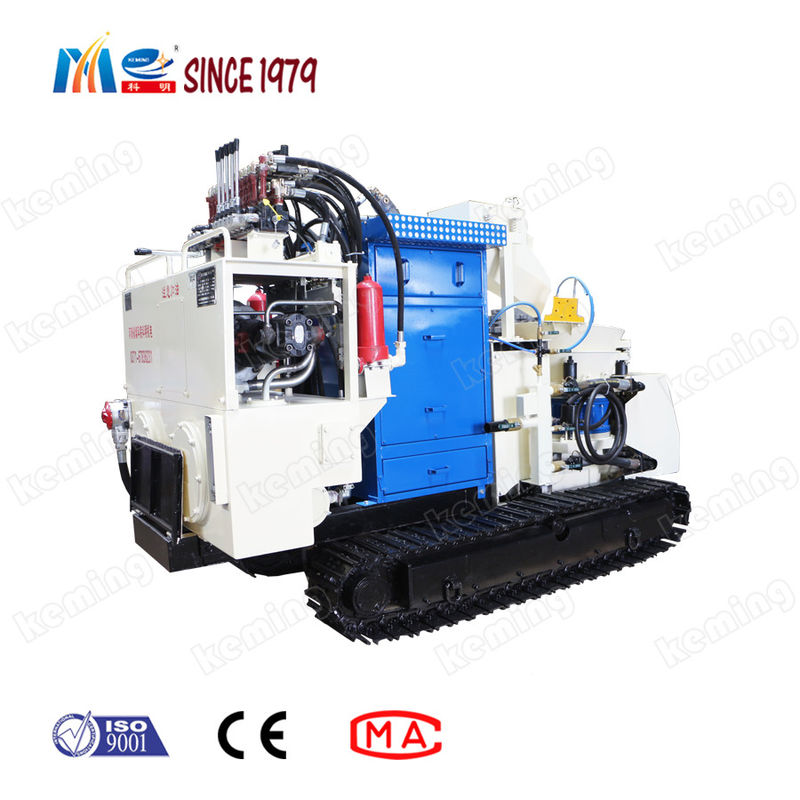 Full Hydraulic Remote Control Dedusting Shotcrete Machine For Mining Tunnel