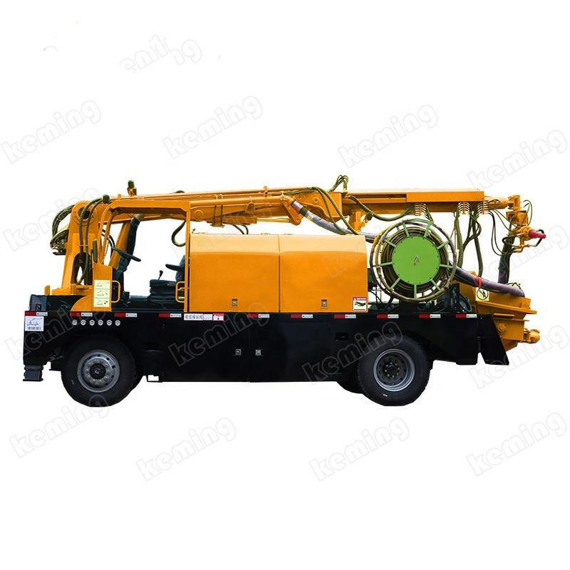 KEMING Cement Concrete Shotcrete Robot Remote Control Shotcrete Equipment