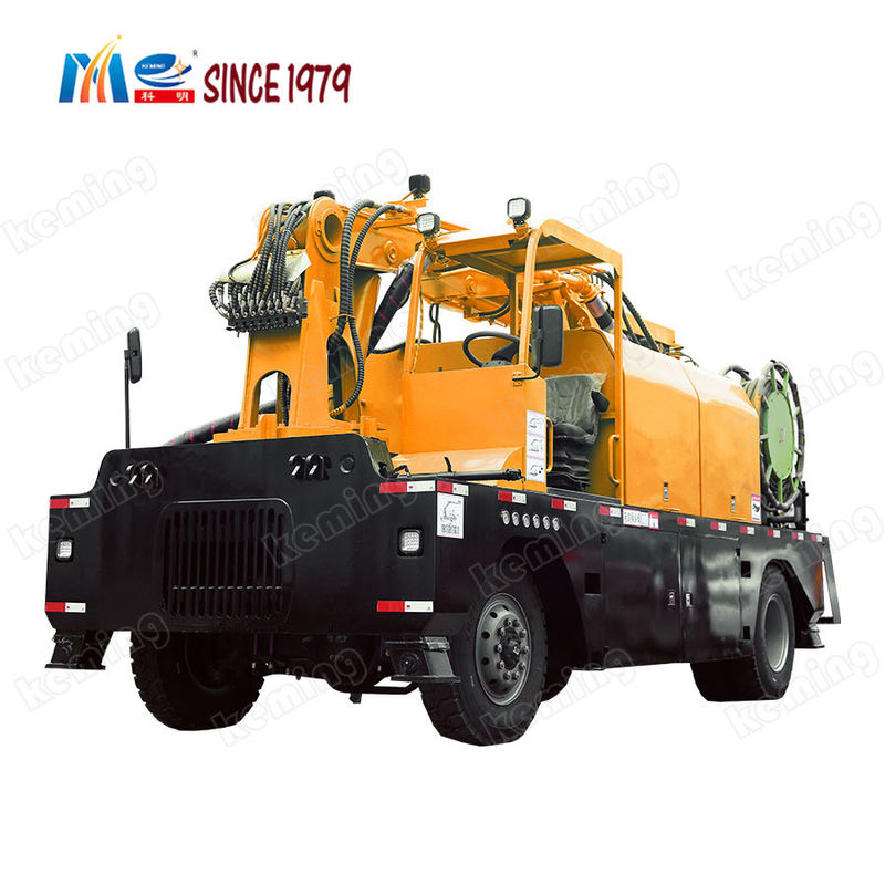 Customized Left Side Driving Shotcrete Truck 16t Robotic Shotcrete Machine