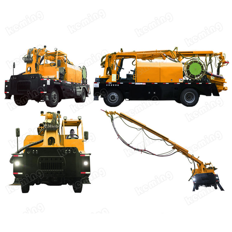 Customized Left Side Driving Shotcrete Truck 16t Robotic Shotcrete Machine