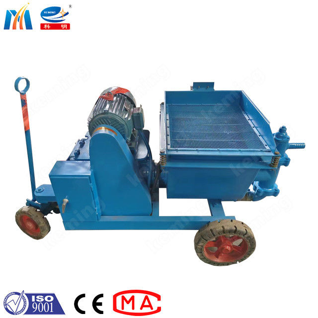 5mm Sand Mortar Pumping Machine 5MPa Mortar Grout Pumps With Wheels