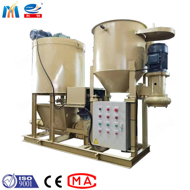 KGP Grout Station Piston Grout Pumps Station With Two Mxing Barrels