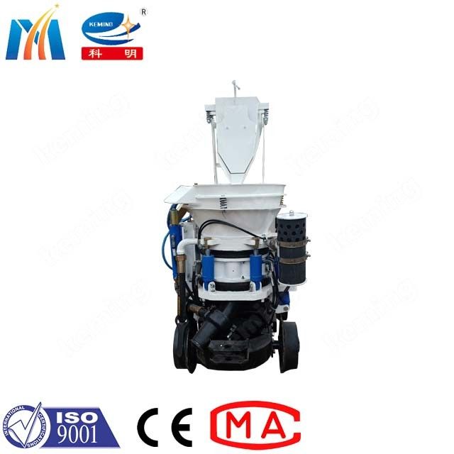 300M Spraying Distance Dry Shotcrete Machine Remote Conveying Gunite Machine
