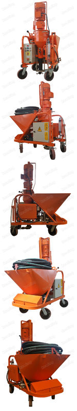 Full Automatic Gypsum Plaster Spray Machine For Construction 8.5kW