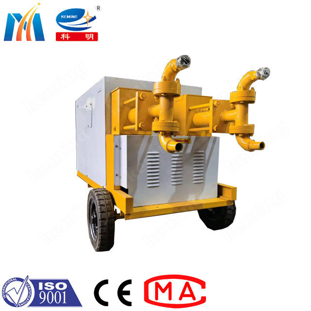 Double Liquids Cement Grout Pump Slurry Piston Grout Pump For Mining