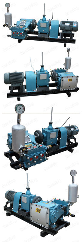 KBW 150 Three Cylinder Grout Piston Pump Mini Mud Pumps For Drilling