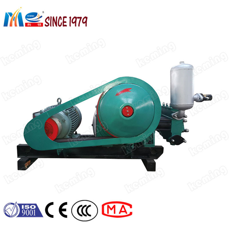 Diesel Engine Three Cylinder Pump Grout Piston Pump Mud Pumps With Pressure Gauge