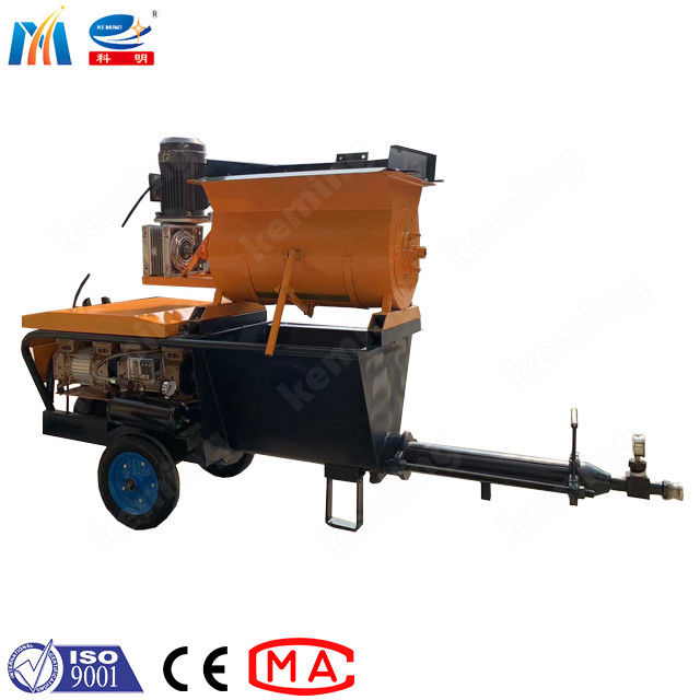 KLW Model High Pressure Thick Slurry Screw Type Mortar Grout Pump With Mixer
