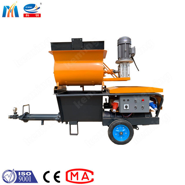 KLW Model High Pressure Thick Slurry Screw Type Mortar Grout Pump With Mixer