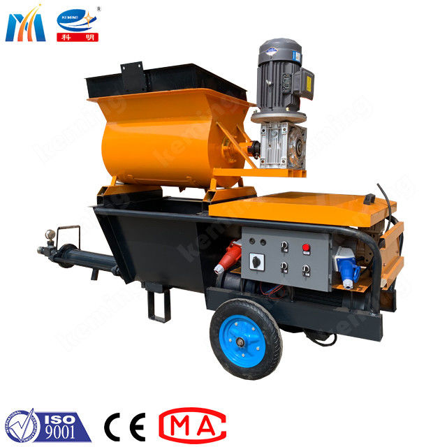 Screw Grout Pump With Mixer Rotor And Stator Pump With Forced Mixer