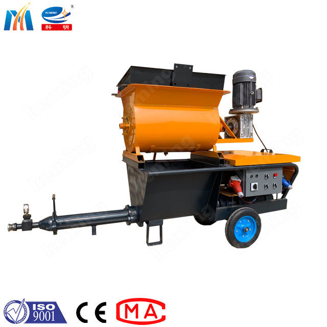 KLW Model High Pressure Thick Slurry Screw Type Mortar Grout Pump With Mixer