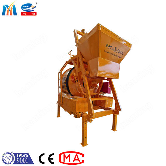JZM Friction Cement Grout Mixer 350L Drum Concrete Mixer With Two Wheels