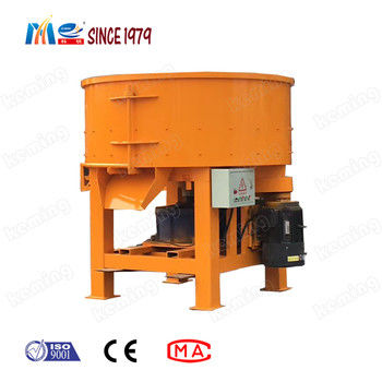 19-40Rpm Manual Pan Type Concrete Mixer Yellow Blue Red OEM