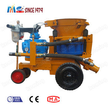 2-9m3/H Dry Mix Shotcrete Machine 50L Hopper Capacity Gunite Equipment
