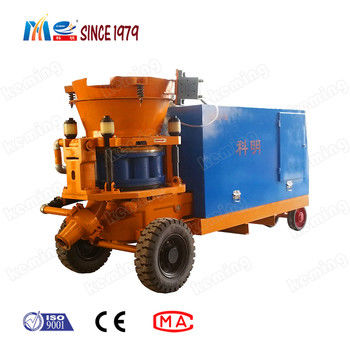Blue Yellow Red Dry Shotcrete Machine 500kg Concrete Spraying Machine