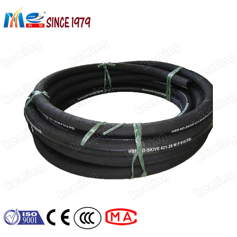 Keming High Wear Resistance Steel Wire Spraying Hose with High Pressure Resistance and Customizable Length for Concrete Delivery