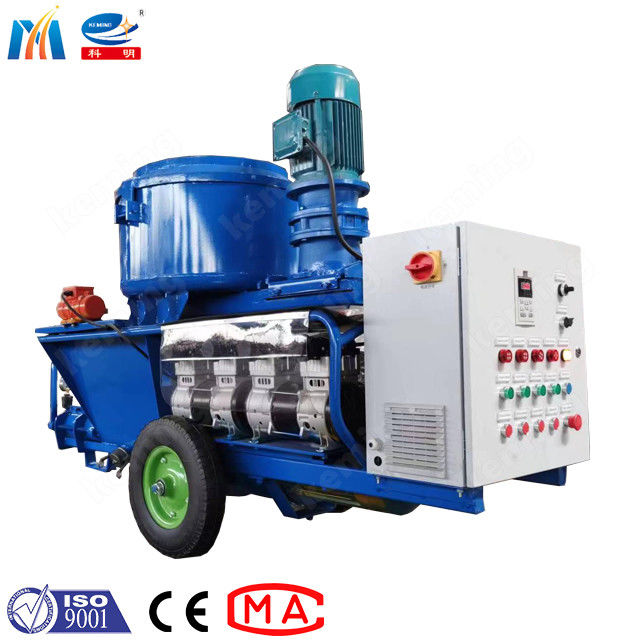 Customized Keming Plaster Spraying Machine Screw Mixer Mortar With Frequency Changer
