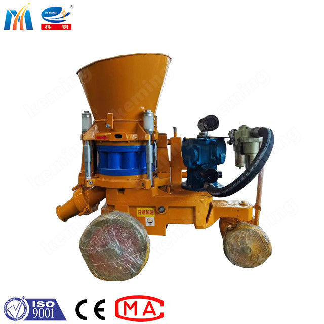 Air Consumption KPZ 3 Qneumatic Dry Shotcrete Machine 13 M3 / Min With Spraying Nozzles