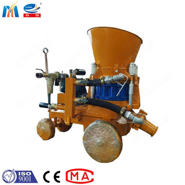 Compact Air Driven Dry Shotcrete Machine with 10L Capacity Anti-Stick Material and Steel Liner Plate