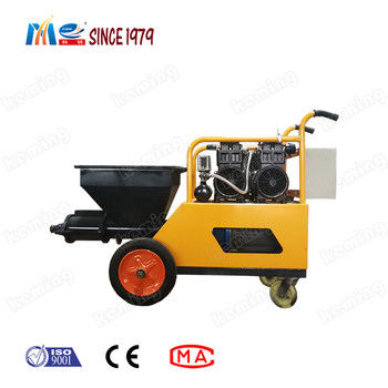 High Flowing Capacity Mortar Grout Pump 38mm Discharge Diameter