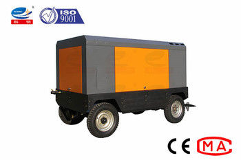 Smooth Air Compressor For Shotcrete With Free Air Delivery Of 8-24 M3/Min