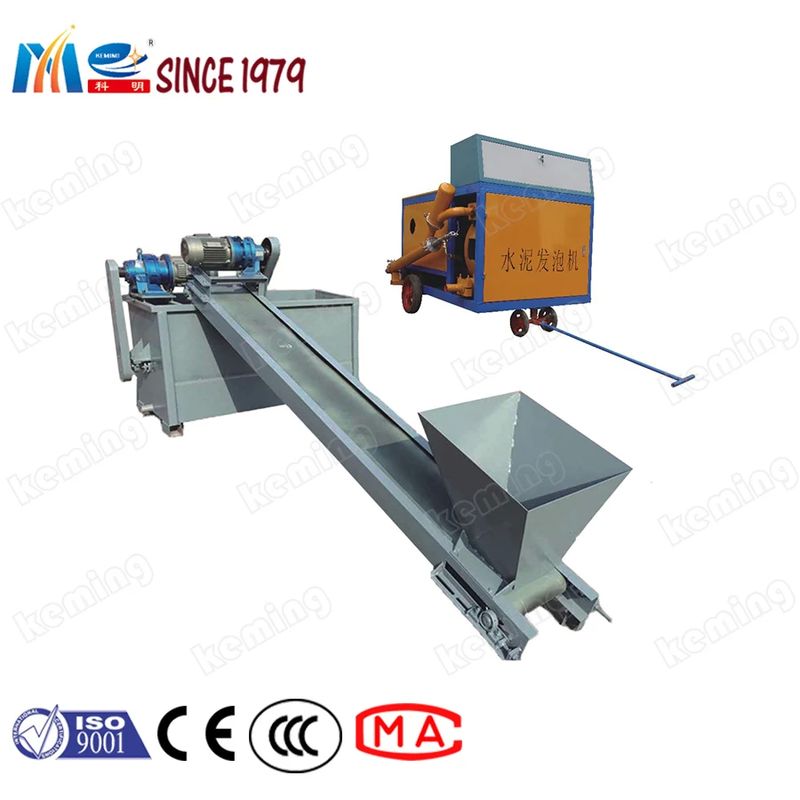 50/60Hz Frequency Foam Concrete Pump With 4-11KW Mixer Power