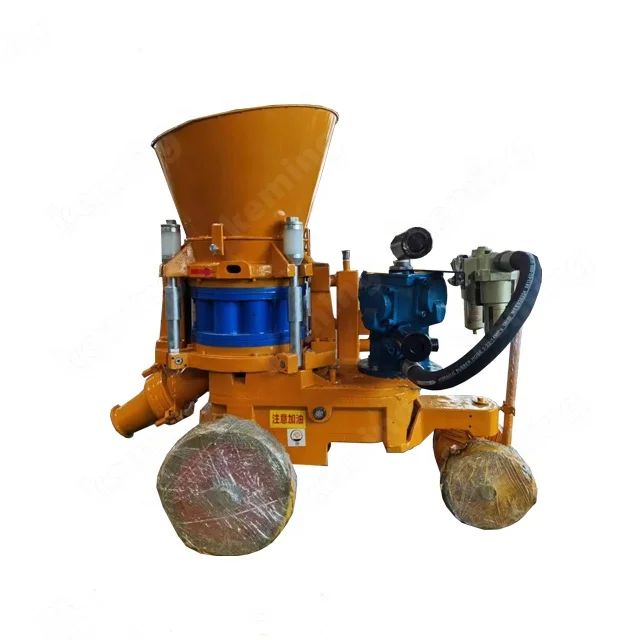 20mm  Dry Shotcrete Machine For Output Capacity 2-9m3/H 120L Hopper Capacity