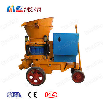 Air Motor Gunite Machine With Refractory Gunning Nozzle