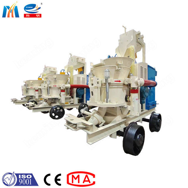 200 M Spraying Distance Dedusting Dry Mix Shotcrete Machine