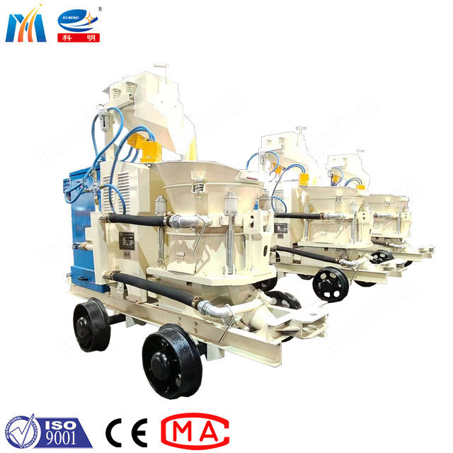 200 M Spraying Distance Dedusting Dry Mix Shotcrete Machine