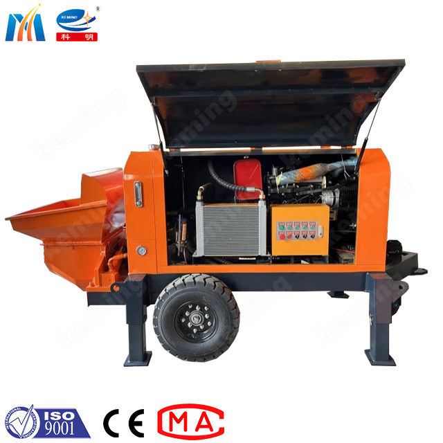 Diesel Mini Concrete Pump Machine with S Tube Valve 6 MPa Pump Pressure and 1800mm Dimension for Construction
