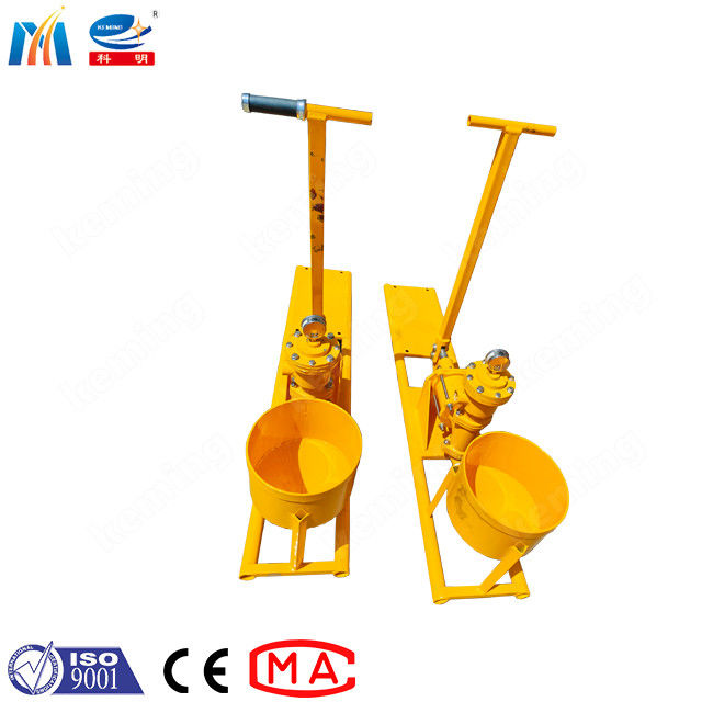 47 Kg Manual Grout Pumps Slurry Grout Pump Piston Pump Grout
