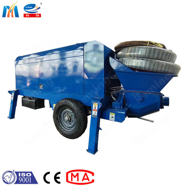 Wet Gunite Machine Hydraulic Concrete Pumps S Tube Valve Concrete Shotcrete Pumping