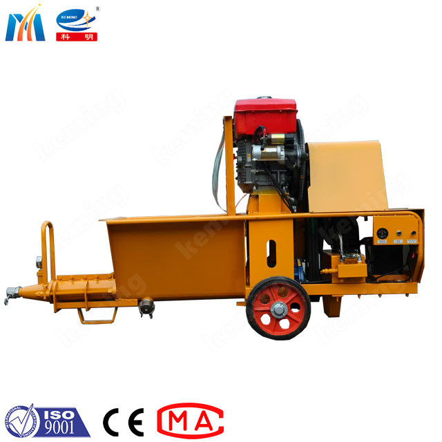 KLW180D Mortar Spraying MachineS Mortar Coating Equipment With Spraying Pipes And  Nozzles