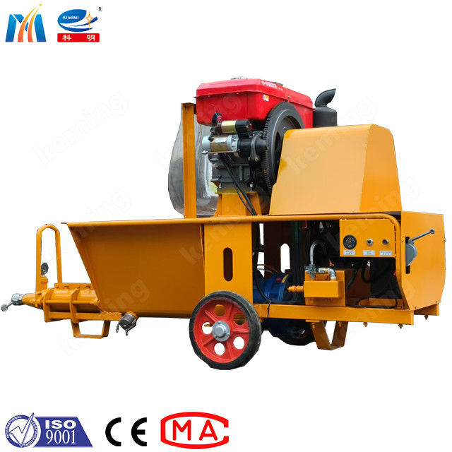 KLW180D Diesel Mortar Spraying Machine Mortar Plaster With Famous Engine